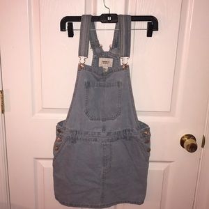 Forever 21 Denim Jean Overall Dress